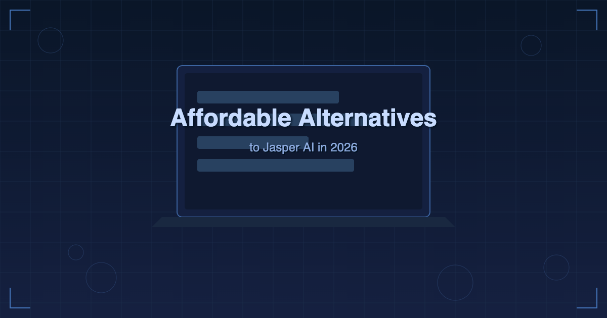 Jasper Alternatives Cheaper